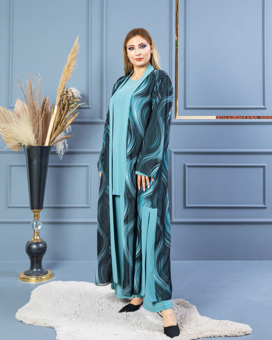 Ensemble Trois Pièces Vagues