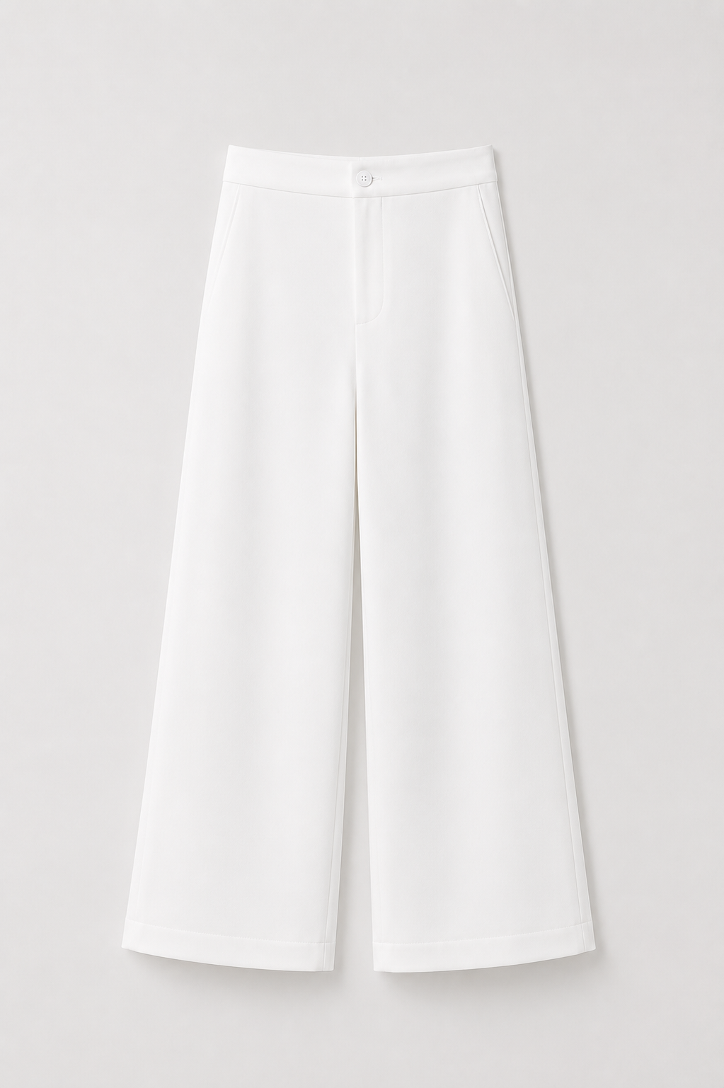 Pantalon Large Blanc