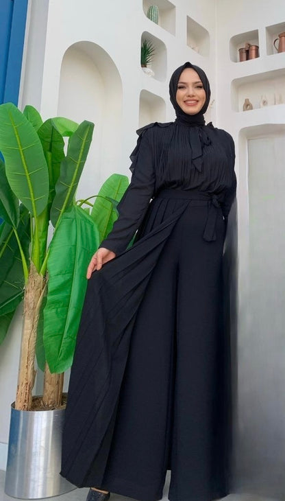 بنطلون تنورة (قطعتين)