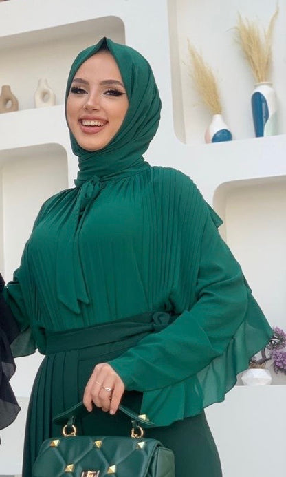 قميص بطيات 
