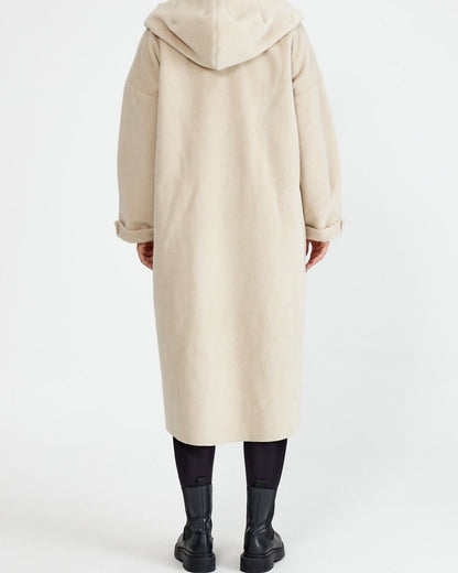 Manteau cachemire bouton