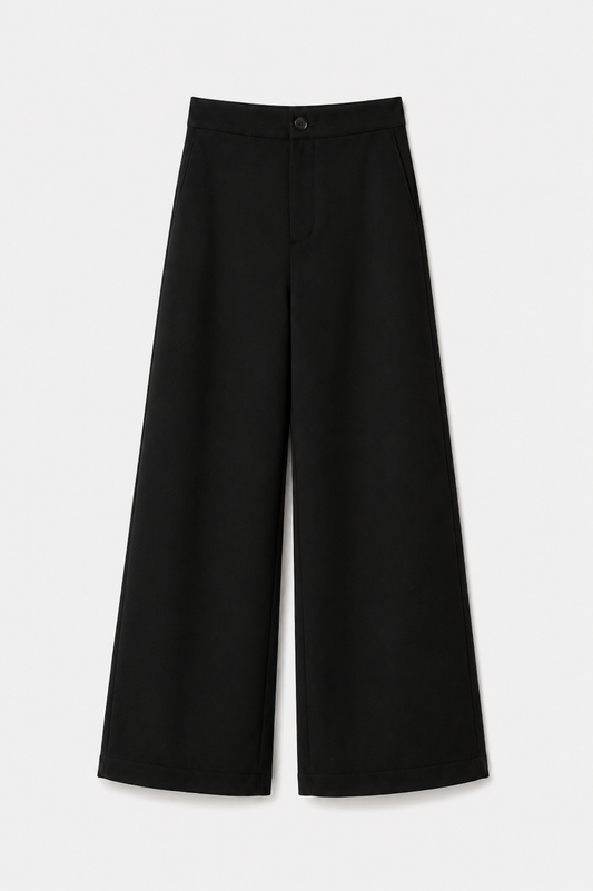 Pantalon Large Noir