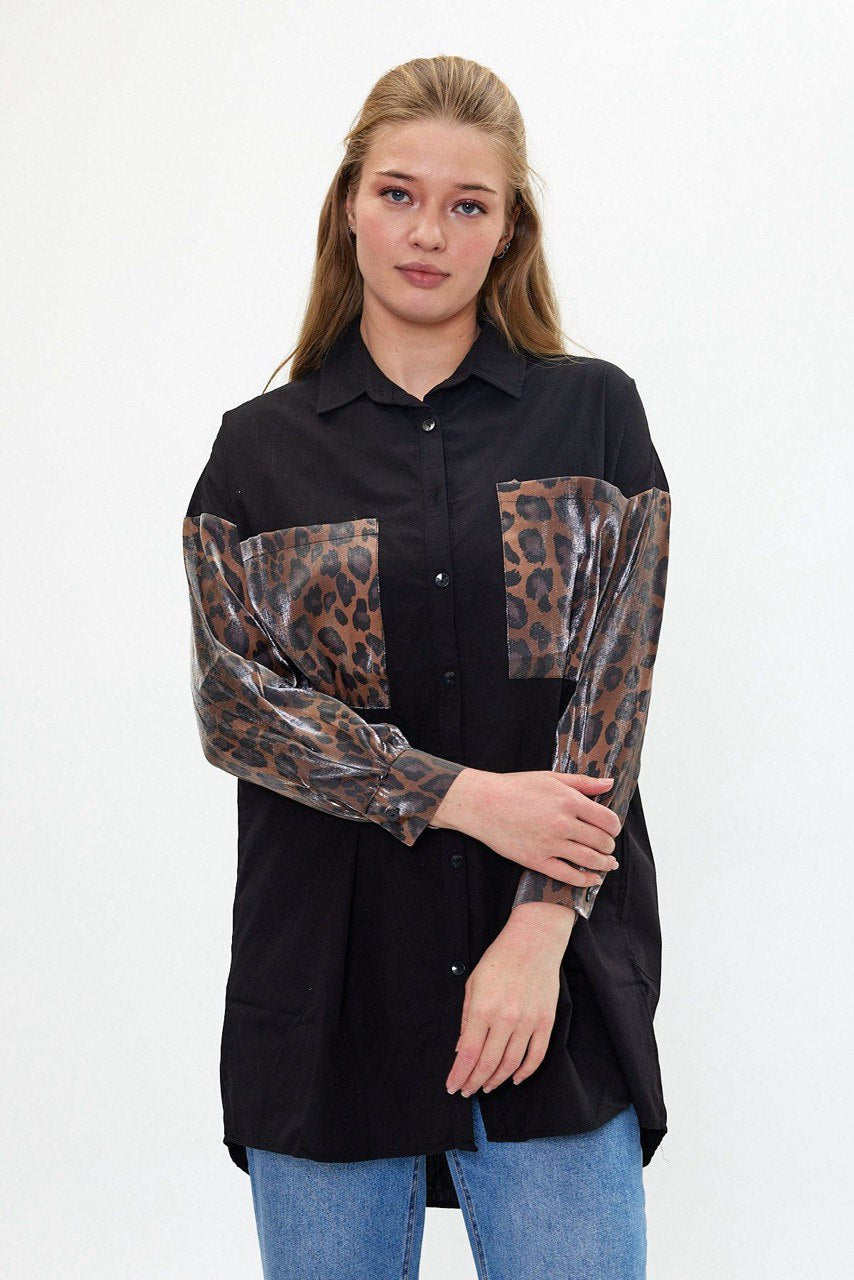 CHEMISE LEOPARD