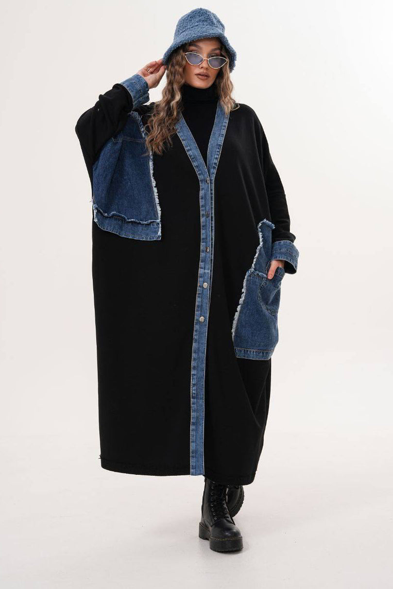 ROBE STYLE NOIR JEANS
