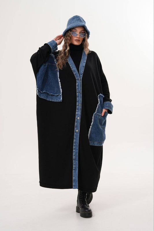 ROBE STYLE NOIR JEANS