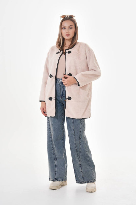 VESTE AVEC ATTACHE CUIR