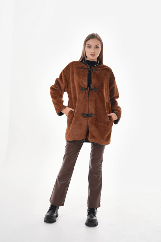 VESTE AVEC ATTACHE CUIR