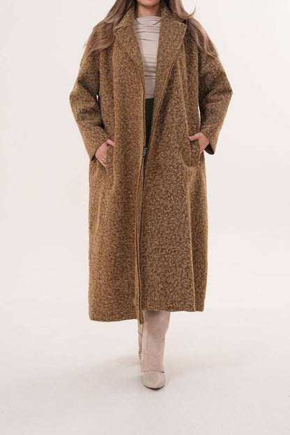 MANTEAU CHIC MARRON