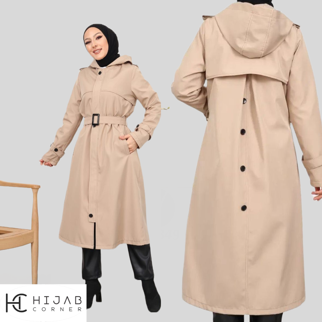 TRENCH COAT BOUTON ARRIERE