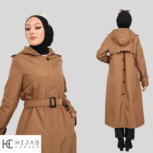 TRENCH COAT BOUTON ARRIERE